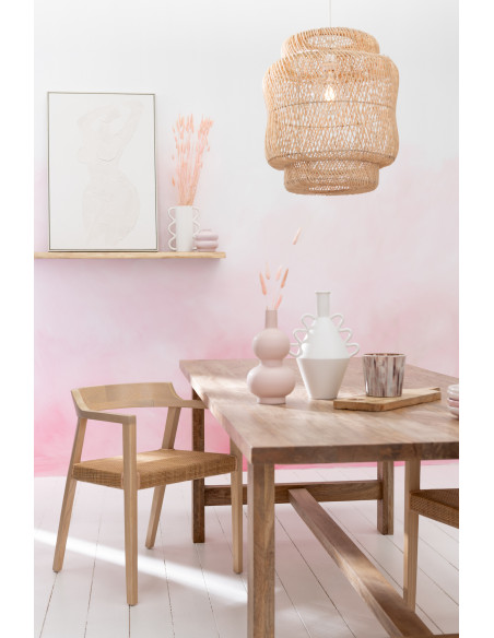 Abat-jour pour suspension Original 40 cm en Rotin Naturel Rosa - 5