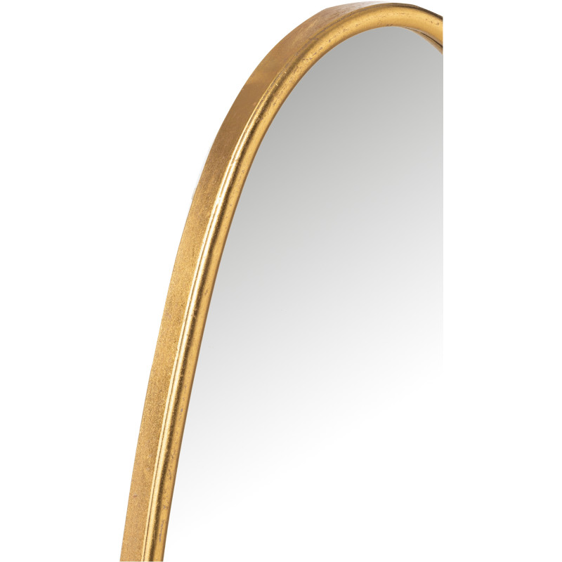 Miroir Mural Irrégulier Hauteur 70 cm en Bois Doré Sana - 2