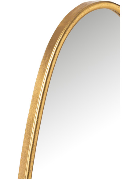 Miroir Mural Irrégulier Hauteur 70 cm en Bois Doré Sana - 2