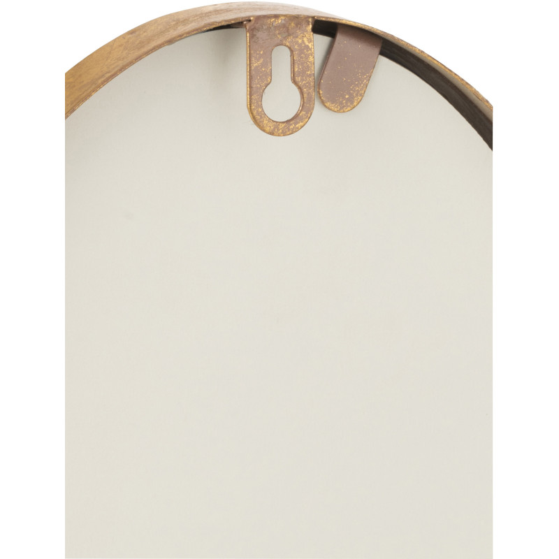 Miroir Mural Irrégulier Hauteur 70 cm en Bois Doré Sana - 3