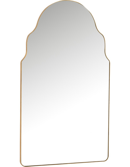 Miroir Mural Original en Bois Doré Noah - 1