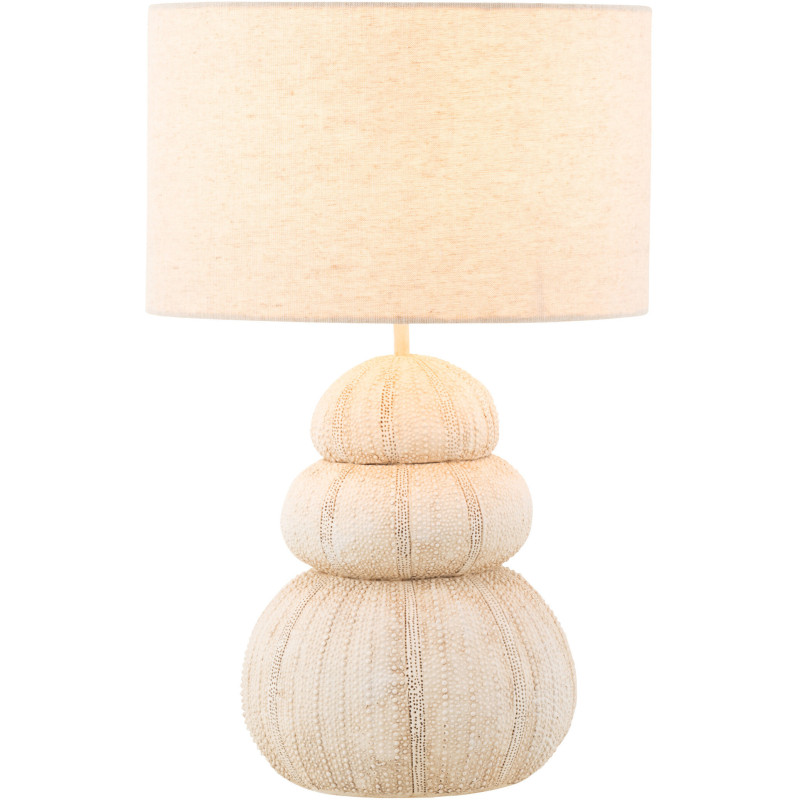 Lampe à poser Oursin en Résine Beige Polyester Beige Jana - 3