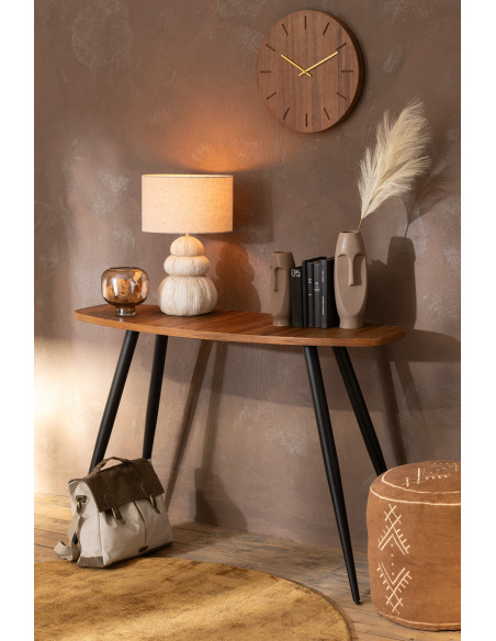 Lampe à poser Oursin en Résine Beige Polyester Beige Jana - 5