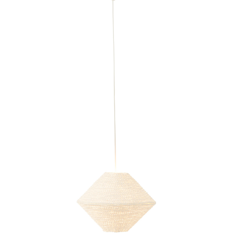 Suspension Soucoupe 35 cm en Raphia Naturel Neyla - 2