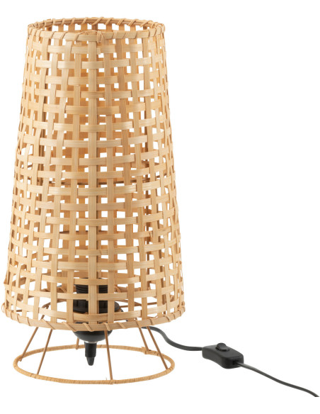 Lampe à poser en Rotin Naturel Léna - 1