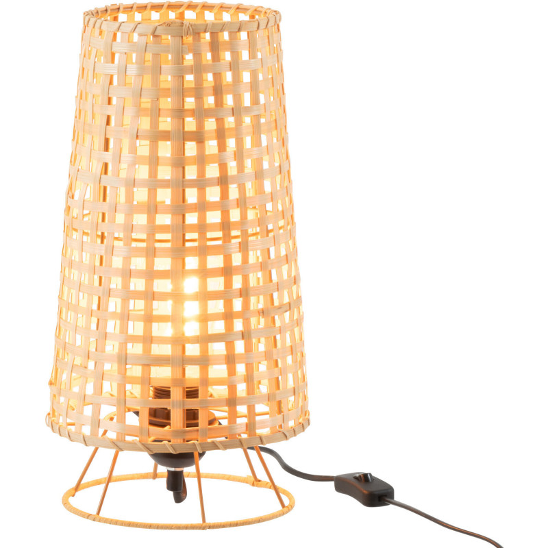 Lampe à poser en Rotin Naturel Léna - 2