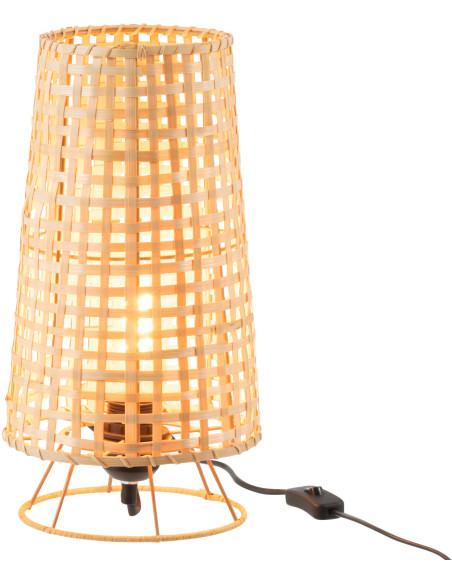 Lampe à poser en Rotin Naturel Léna - 2