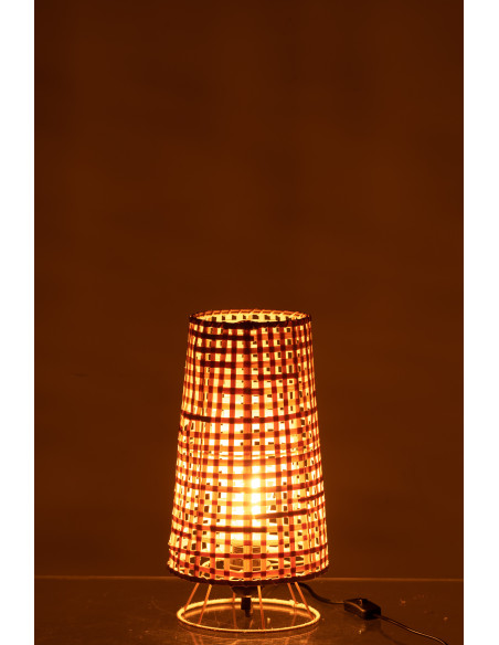 Lampe à poser en Rotin Naturel Léna - 3