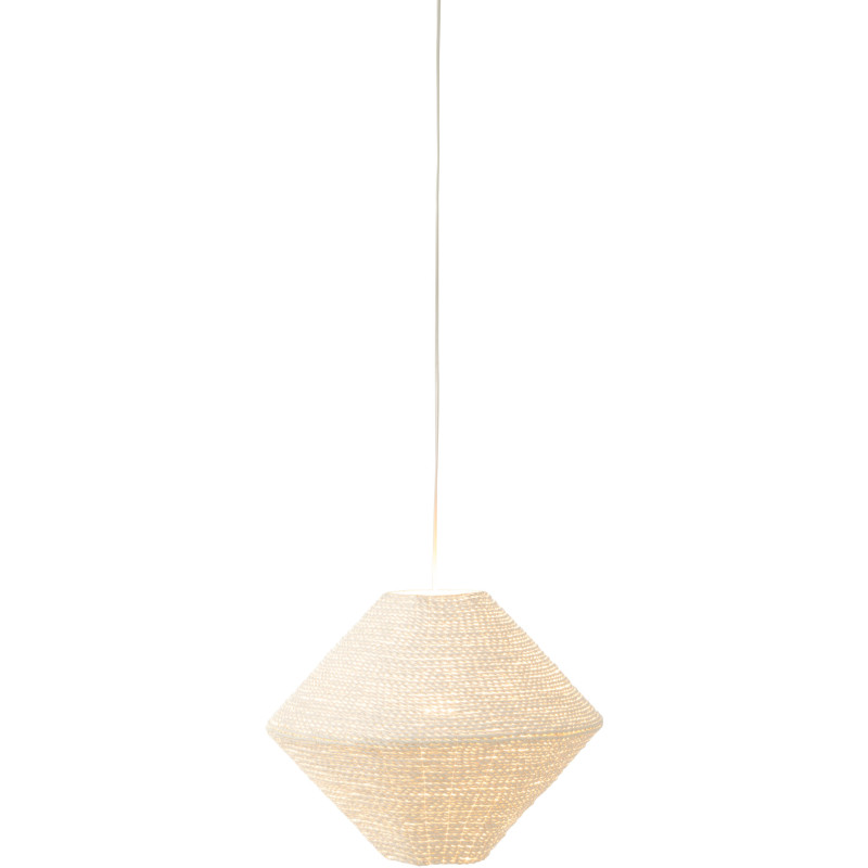 Suspension Soucoupe 40 cm en Raphia Naturel Neyla - 2