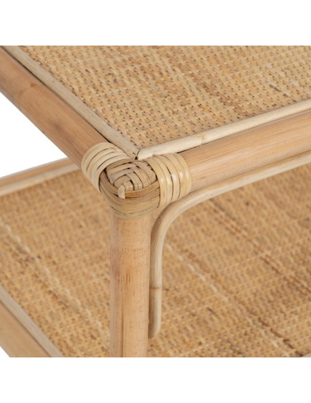 Étagère 3 niveaux en Rotin Naturel Ratan - 4