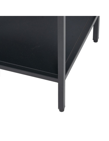 Meuble Tv 2 étagères en Métal Noir Square - 8