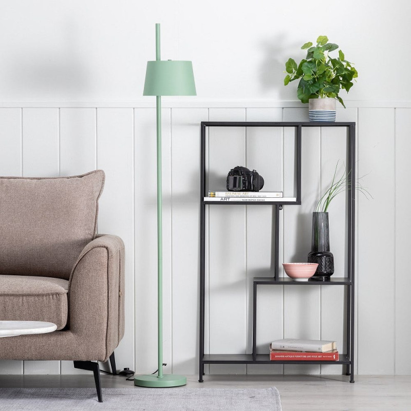 Étagère 4 niveaux en Métal Noir Square - 2