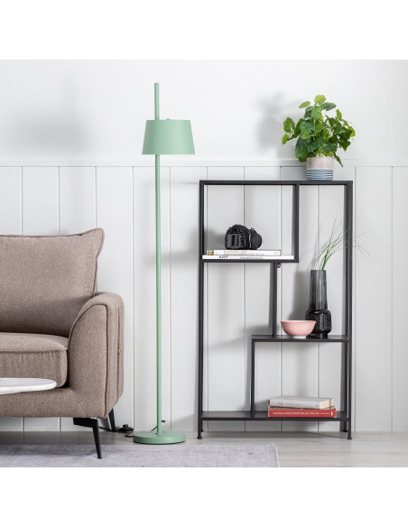 Étagère 4 niveaux en Métal Noir Square - 2