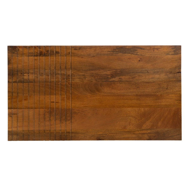 Table basse Rectangulaire en Bois de manguier Marron Métal Noir Abner - 7