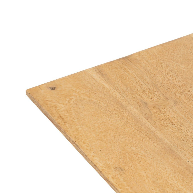 Table basse Carrée en Bois d'acacia Naturel Métal Noir Jeffrey - 4