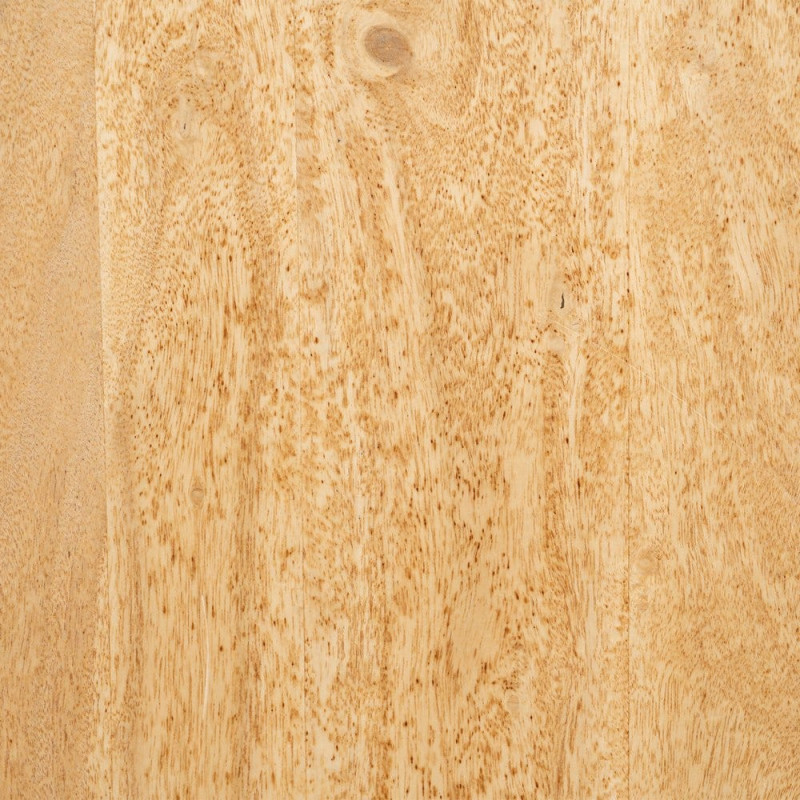 Table basse Carrée en Bois d'acacia Naturel Métal Noir Jeffrey - 5