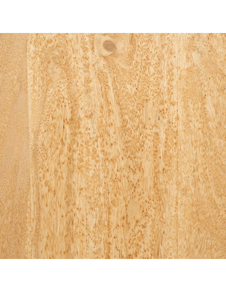 Table basse Carrée en Bois d'acacia Naturel Métal Noir Jeffrey - 5