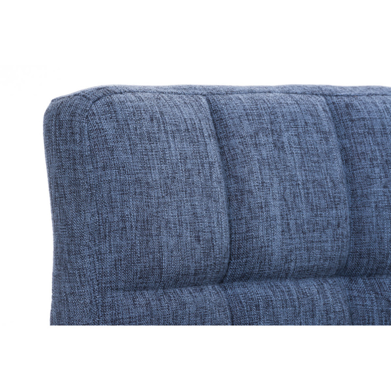 Tabouret de bar réglable en Tissu Bleu Métal Argenté Gorlin - 2