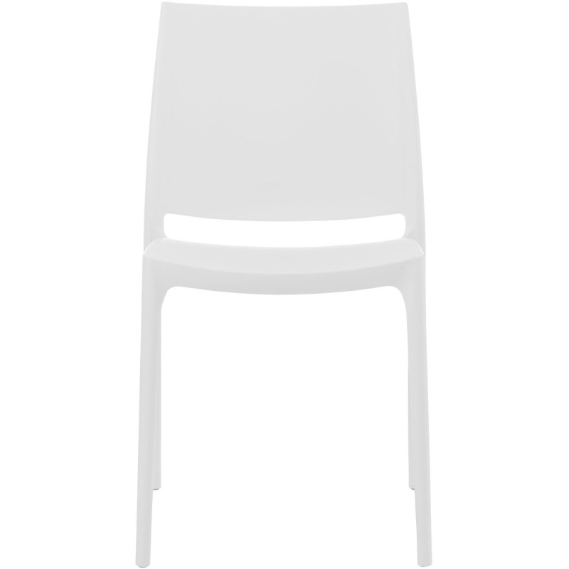 Chaise moderne en Polypropylène Blanc Zovia - 2
