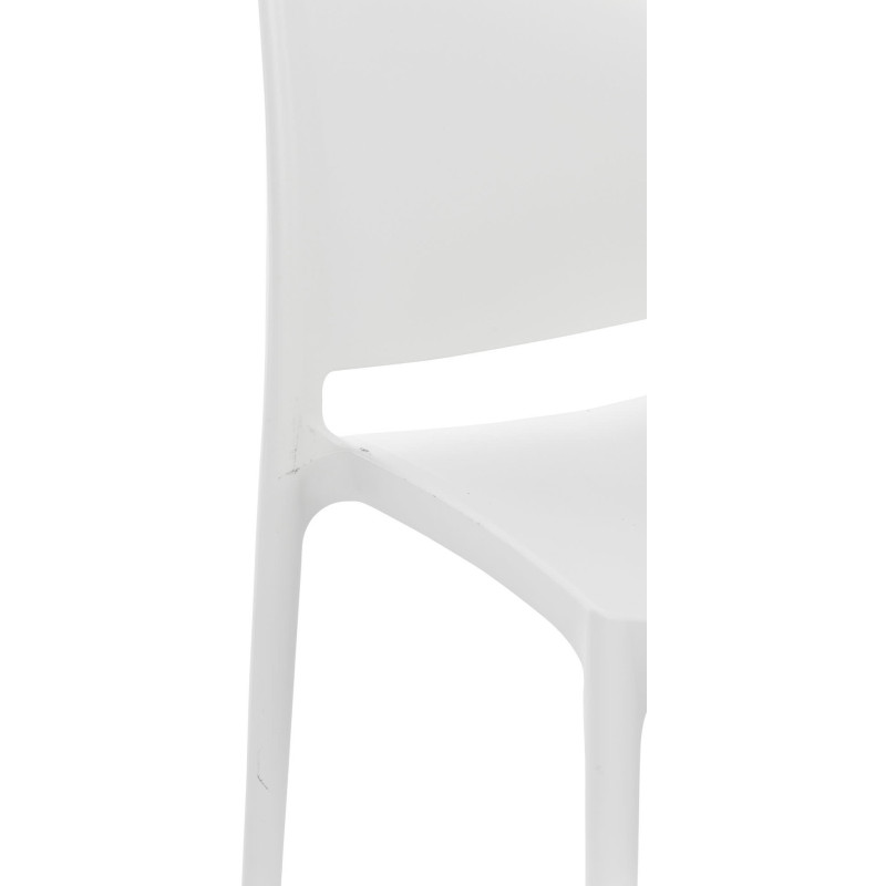 Chaise moderne en Polypropylène Blanc Zovia - 5