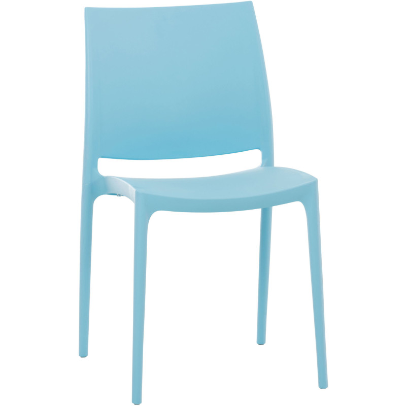 Chaise moderne en Polypropylène Bleu clair Zovia - 1