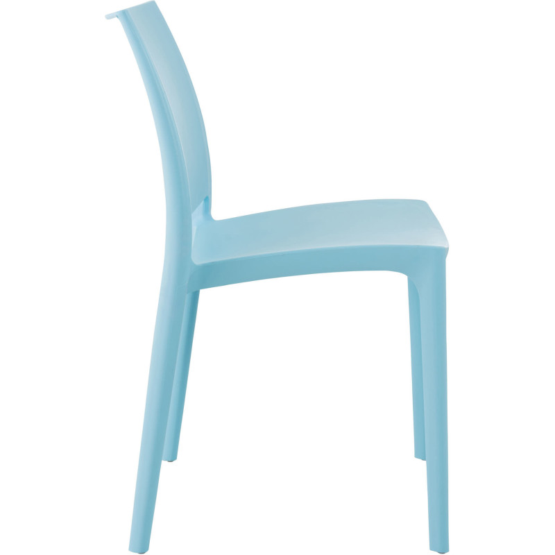 Chaise moderne en Polypropylène Bleu clair Zovia - 3