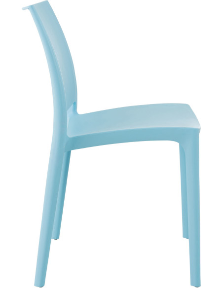Chaise moderne en Polypropylène Bleu clair Zovia - 3