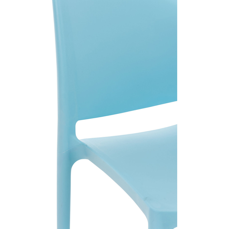 Chaise moderne en Polypropylène Bleu clair Zovia - 5