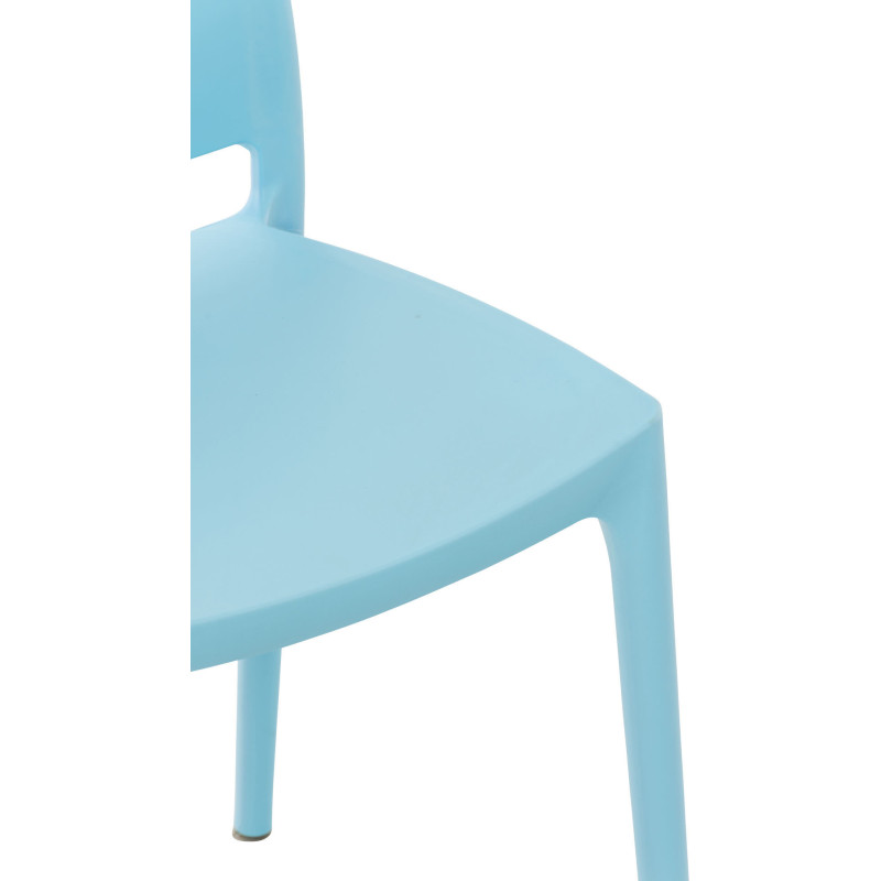 Chaise moderne en Polypropylène Bleu clair Zovia - 6