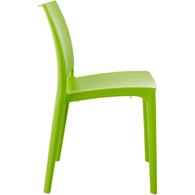 Chaise moderne en Polypropylène Vert Zovia - 3