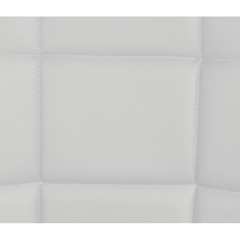 Chaise salle à manger moderne en Polyuréthane Blanc Métal Noir Maralys  - 7