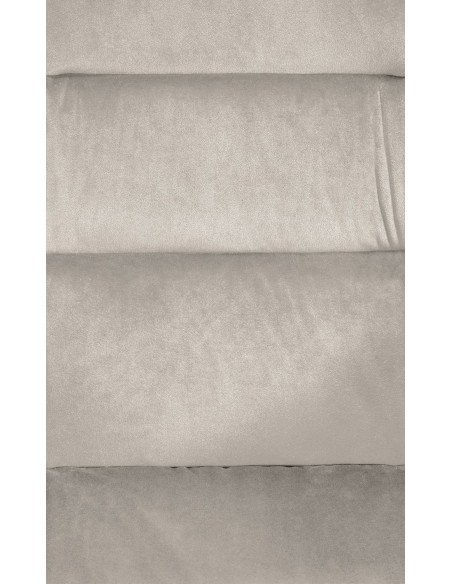 Fauteuil de table pivotant moderne en Velours Gris foncé Métal Noir Ardryn - 7