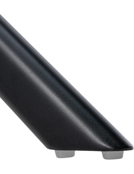 Fauteuil de table pivotant moderne en Velours Noir Métal Noir Ardryn  - 8