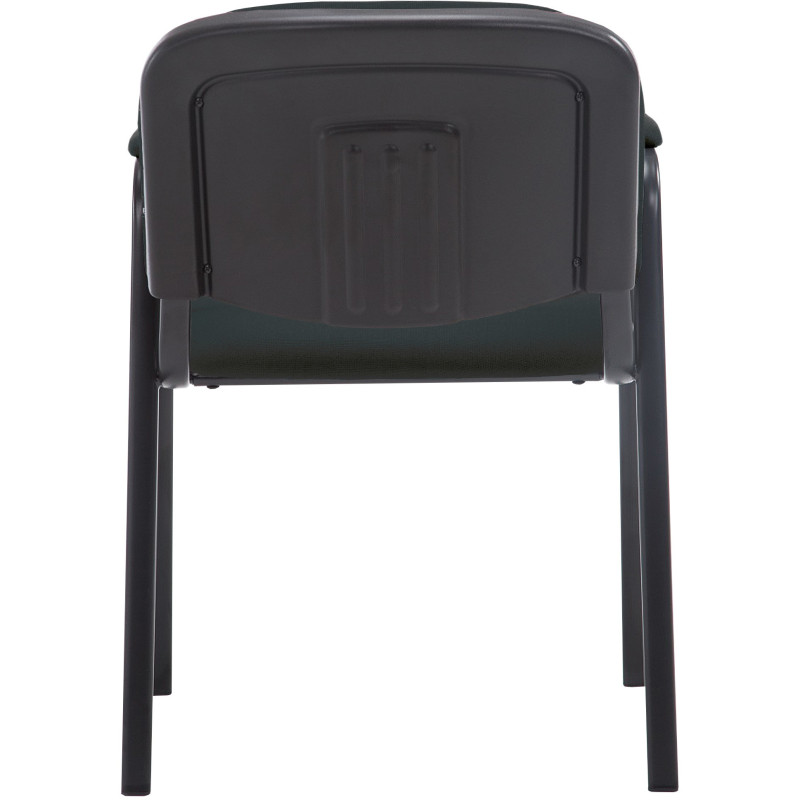 Chaise moderne avec accoudoirs en Tissu Noir Métal Noir Mariala - 3