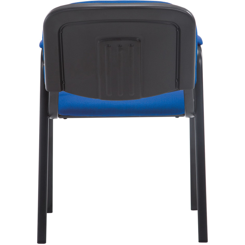 Chaise moderne avec accoudoirs en Tissu Bleu Métal Noir Mariala - 3