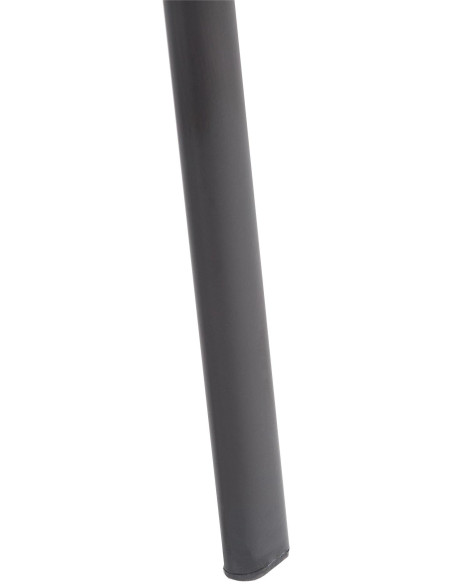 Chaise moderne avec accoudoirs en Polyuréthane Blanc Métal Noir Mariala - 4
