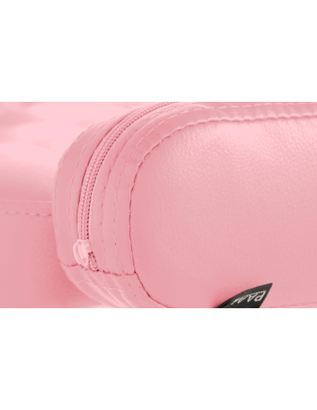 Tabouret de bar haut de gamme en Polyuréthane Rose Métal Noir Nyvris  - 2