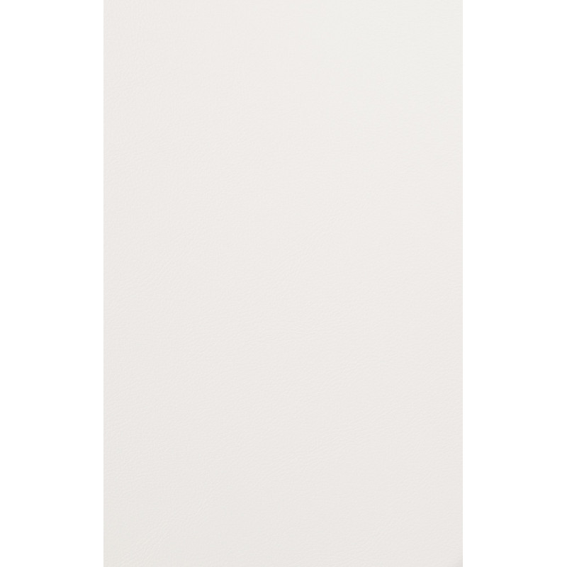 Fauteuil de table vintage en Polyuréthane Blanc Métal Argenté Selornis - 4