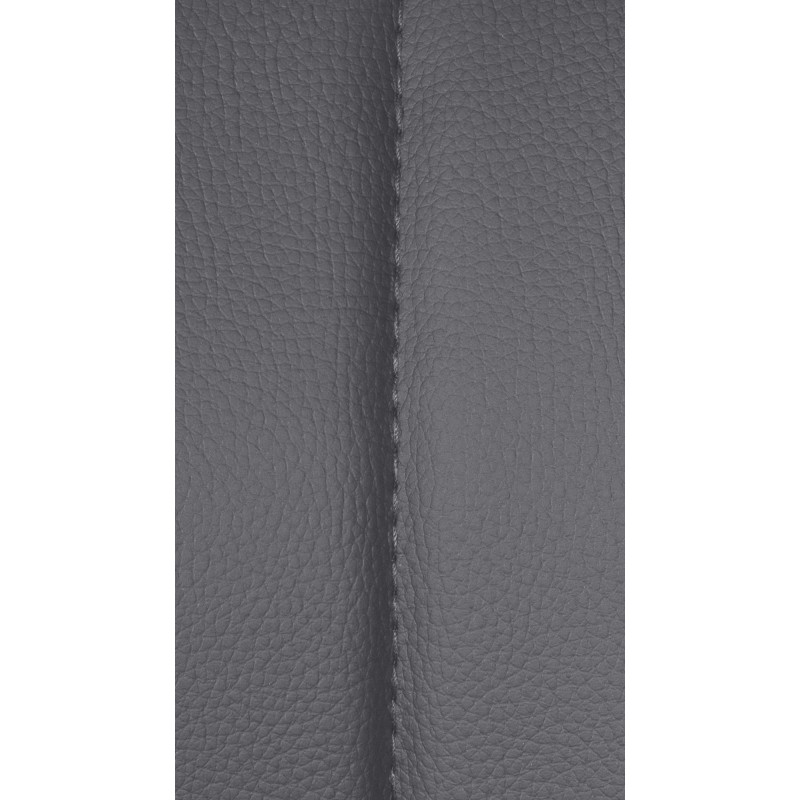 Tabouret de bar réglable pivotant en Polyuréthane Gris Métal Argenté Kelran - 8