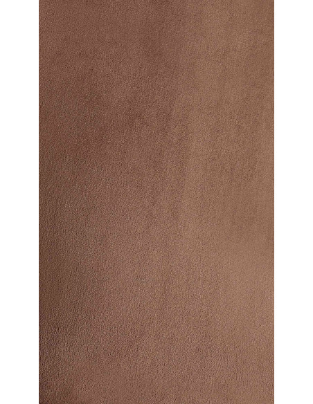 Chaise pivotante moderne en Velours Marron Métal Noir Zelyra - 3