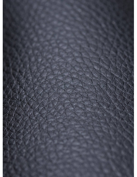 Fauteuil de table haut de gamme en Polyuréthane Noir Bois Marron Velric - 6