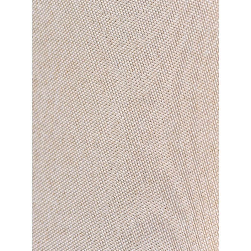 Fauteuil de table haut de gamme en Tissu Blanc crème Bois Marron Velric - 6