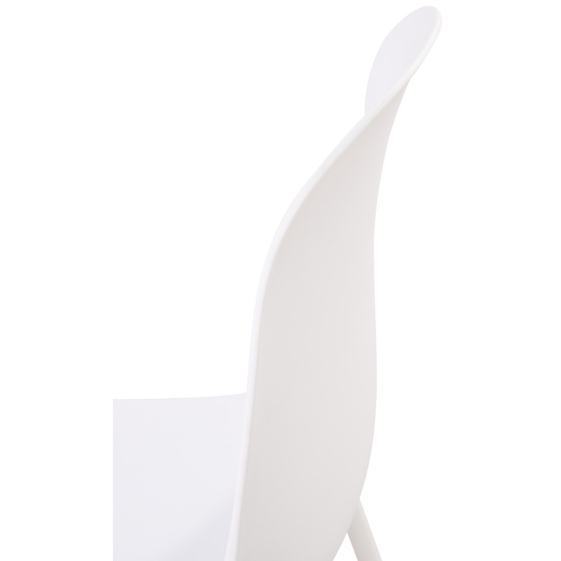 Chaise minimaliste moderne en Polypropylène Blanc Zoryane - 4