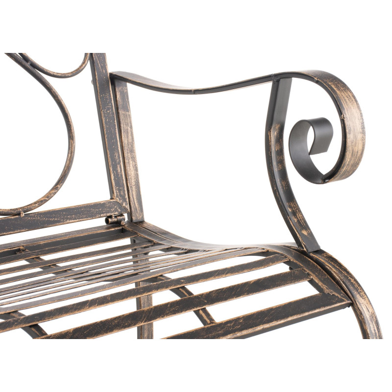Fauteuil de table extérieur en Fer forgé Bronze Elyval - 5