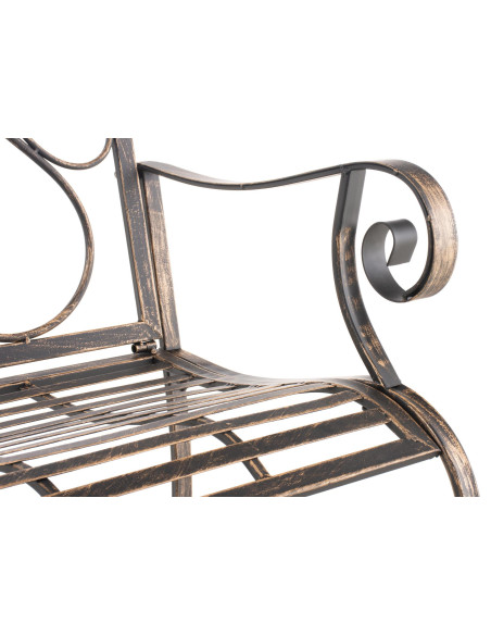 Fauteuil de table extérieur en Fer forgé Bronze Elyval - 5