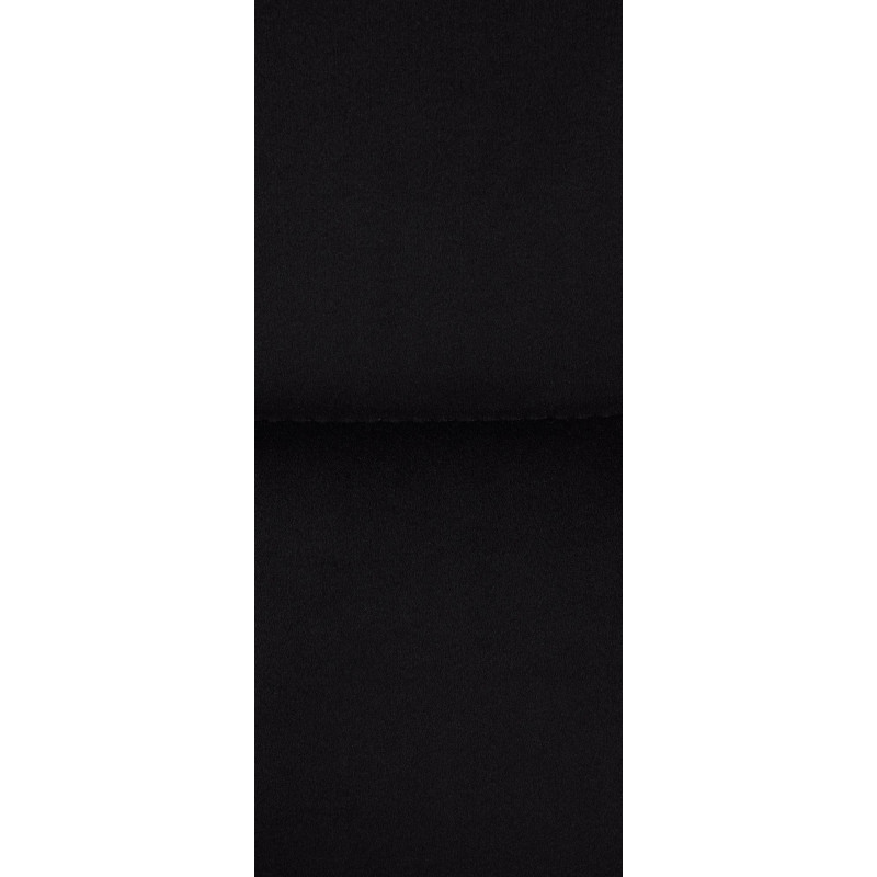 Tabouret de bar moderne chic en Velours Noir Métal Blanc Roman - 3