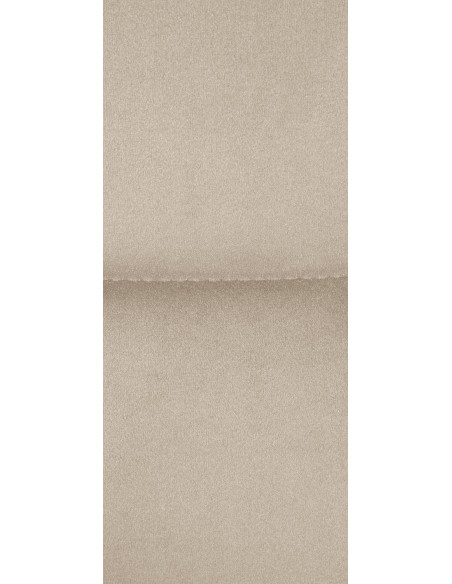 Tabouret de bar moderne chic en Velours Blanc crème Métal Blanc Roman - 5