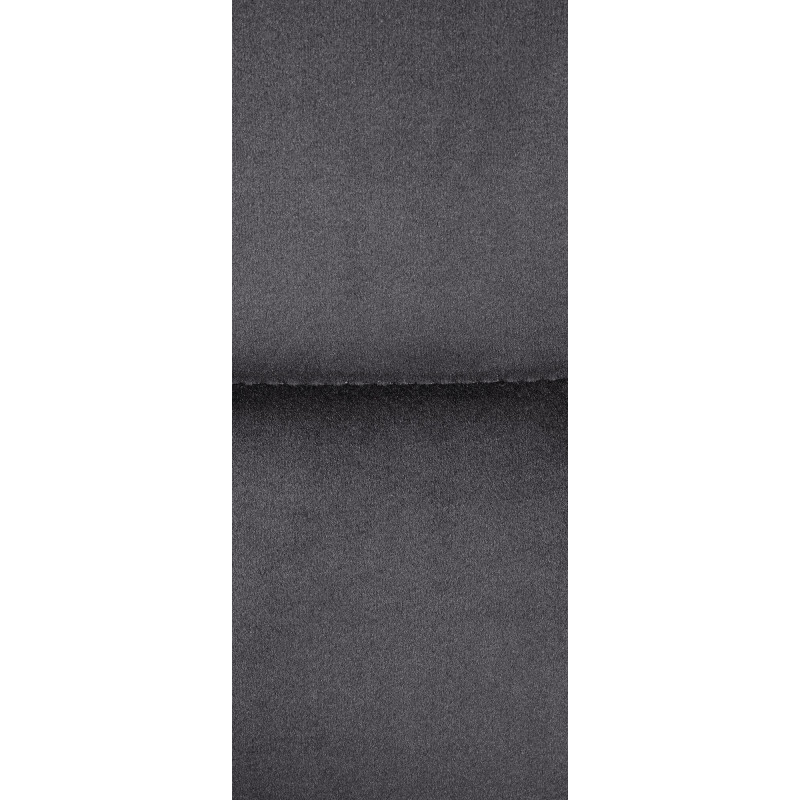 Tabouret de bar moderne chic en Velours Gris foncé Métal Blanc Roman - 5