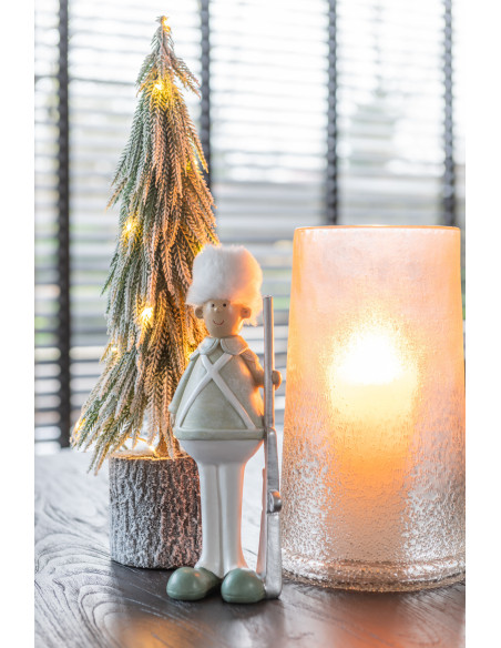 Statuettes originales Soldats Hauteur 21 cm en Résine Vert Blanc Valrisse (Lot de 3) - 2