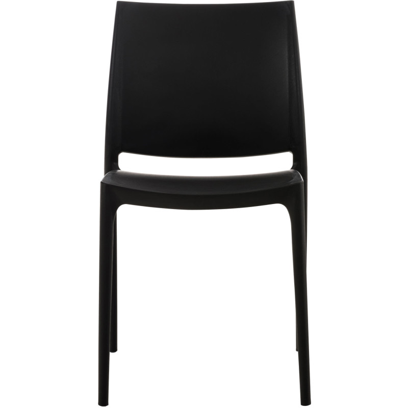 Chaise moderne en Polypropylène Noir Zovia - 2
